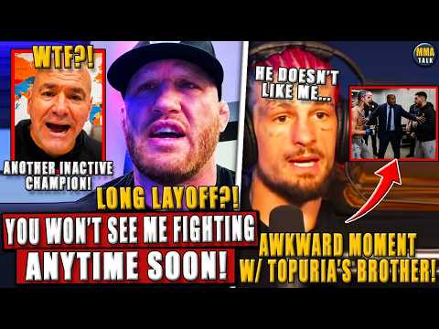 Justin Gaethje REVEALS LONG layoff after UFC title win! Jon Jones FIRES SHOTS at Dana & Alex Pereira