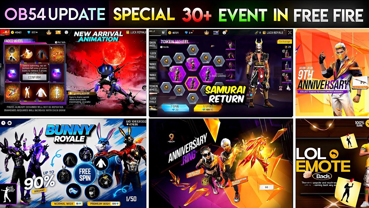 Upcoming Events in Free Fire 🤯🥳| Next June Event | Free Fire New Event | Ff New Event | New Event Ff