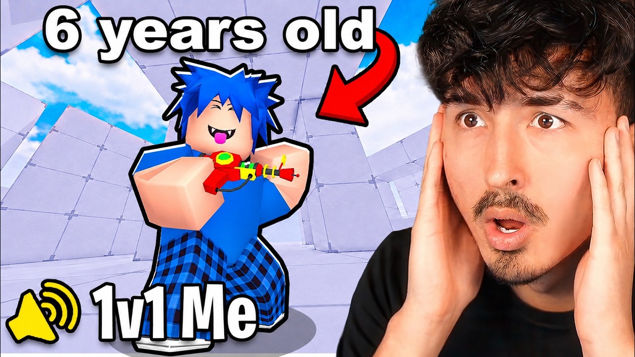 I 1v1ed THE ACTUAL YOUNGEST PRO in Roblox Rivals!