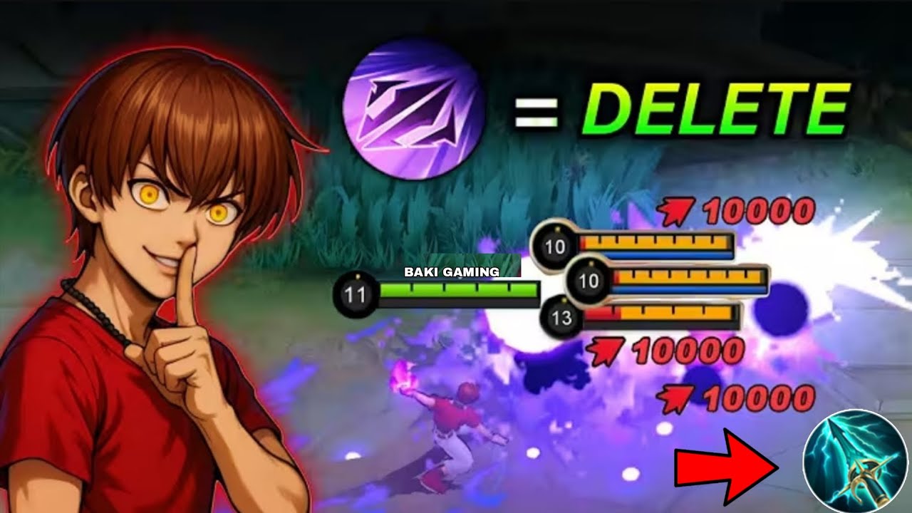 DYRROTH NEW SECRET 99% DAMAGE HACK THAT CAN ONE SHOT ENEMY DYRROTH MONTAGE/MLBB