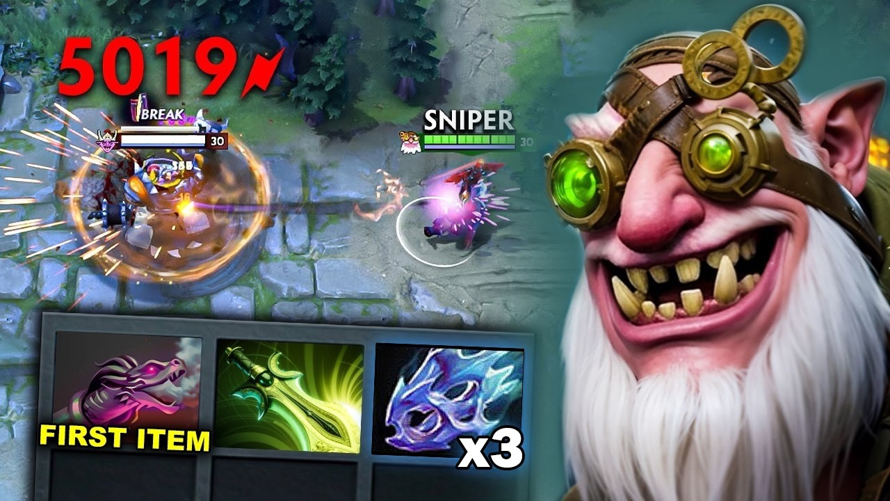 THIS BUILD SHOULD BE BANNED🔥x3 MOON SHARD SNIPER! dota 2 🔥🔥