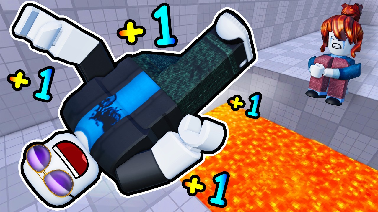 Every Second +1 BACKFLIP in Roblox...