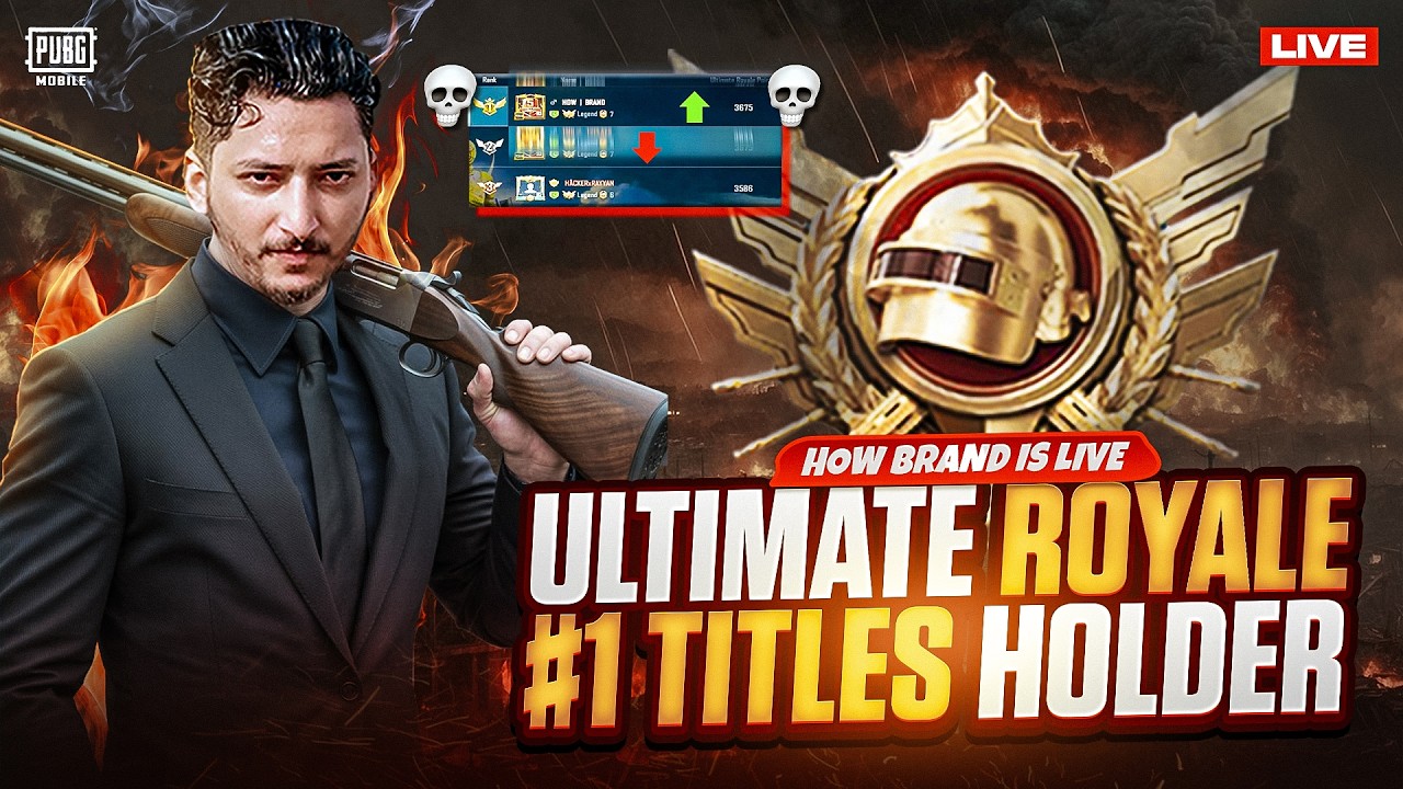 HARD LOBBIES IN ULTIMATE ROYALE | LAST CIRCLE INTENSE FIGHTS | PUBG MOBILE | HOW BRAND