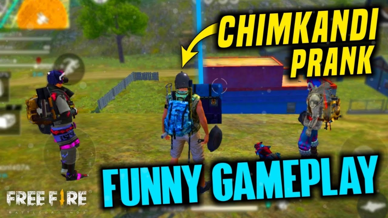 Best Chimkandi Noob Player Prank - Garena Free Fire- Total Gaming background