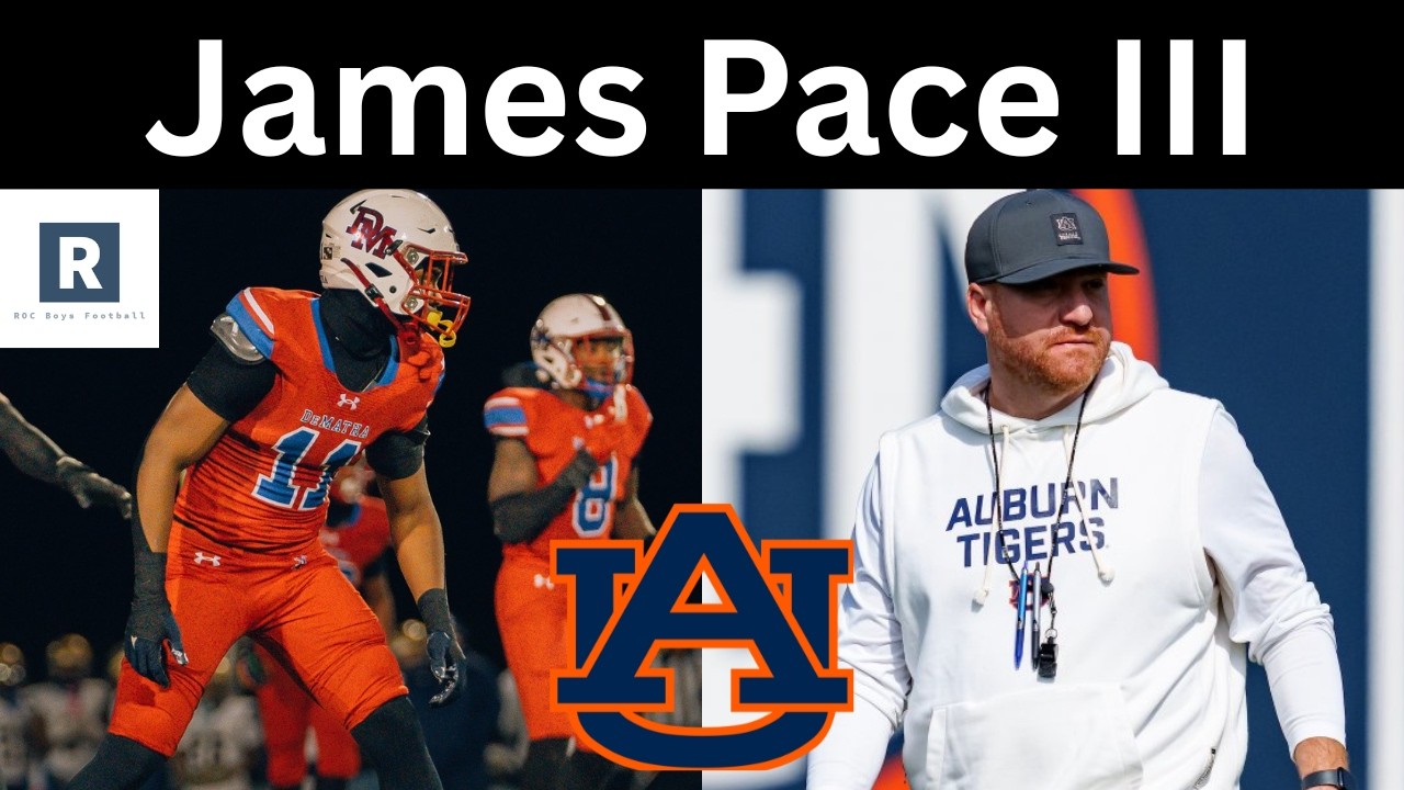 James Pace III Commits To Auburn | JUICED UP Pass Rusher | Auburn Football Recruiting News