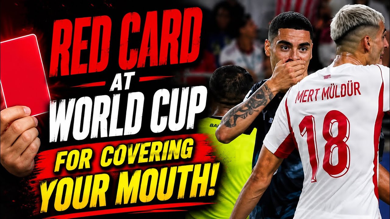 Red Card At World Cup For Covering Your Mouth?!