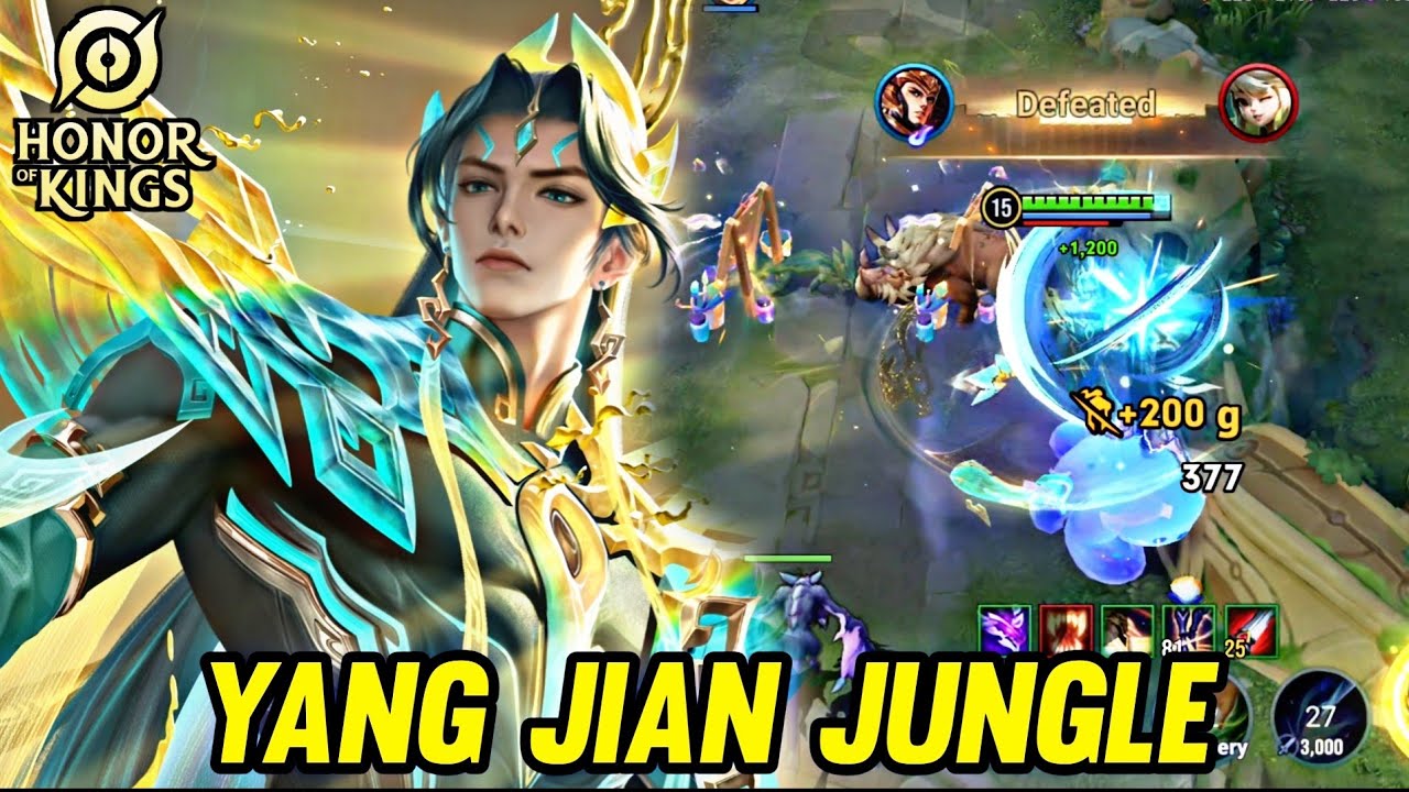 HOK : YANG JIAN GAMEPLAY | IN JUNGLE - HONOR OF KINGS