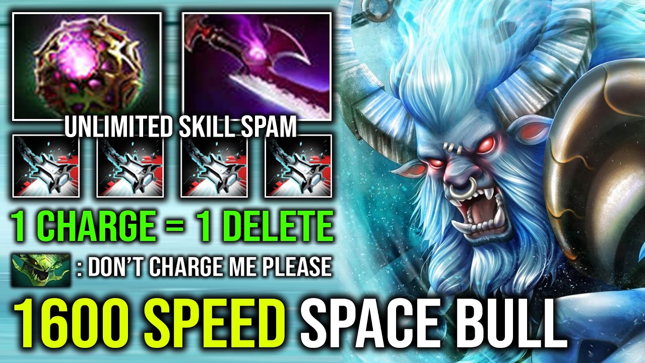 How to Offlane Space Bull Spirit Breaker with 15Min Godlike 1600 Charge Speed Bash Lord Dota 2