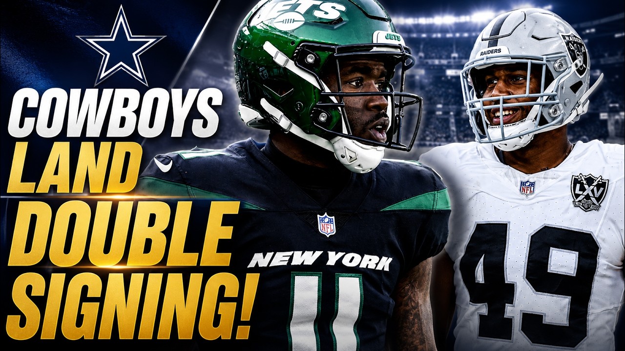 MONSTER MOVE! Dallas Signs an Ex-Raiders Edge And a Former Jets WR Looking for a REAL Comeback!