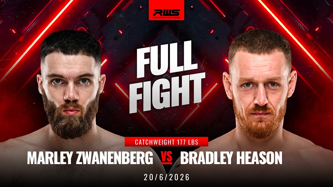 Full Fight l Marley Zwanenberg vs Bradley Heason l มาร์ลี ซวาเนนเบิร์ก vs แบรดลีย์ ฮีสัน l RWS