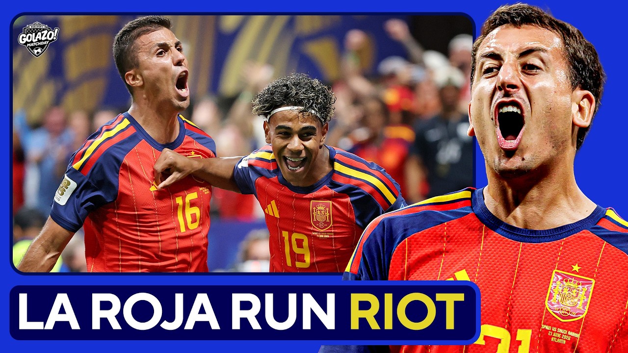 Lamine Yamal RETURNS to starting XI as Spain rout Saudi Arabia