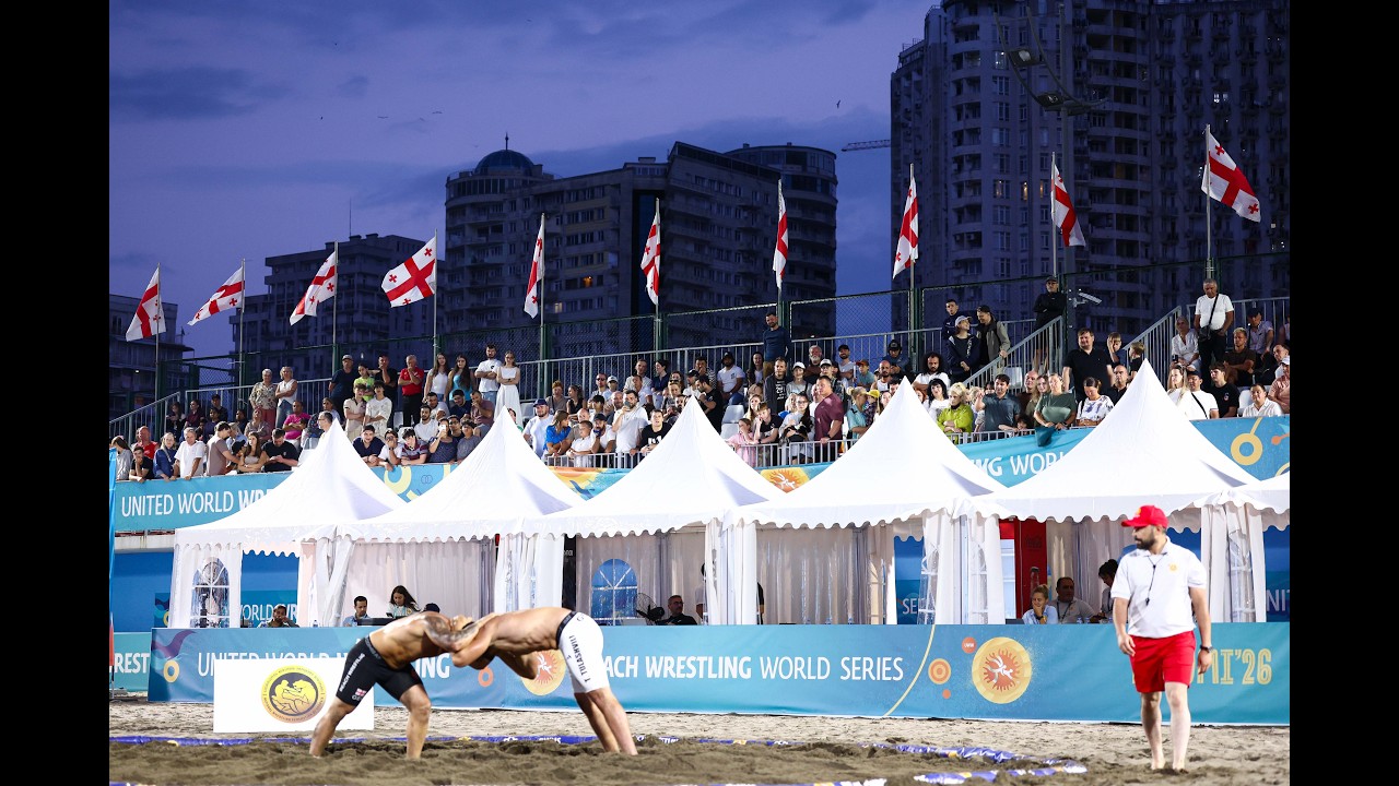 Georgia's grand beach wrestling debut 🇬🇪🔥