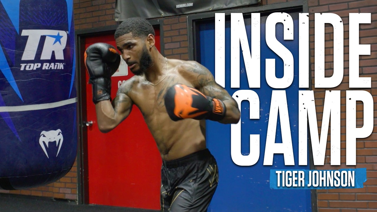 INSIDE The Gym With Tiger Johnson Ahead Of His Hometown Return