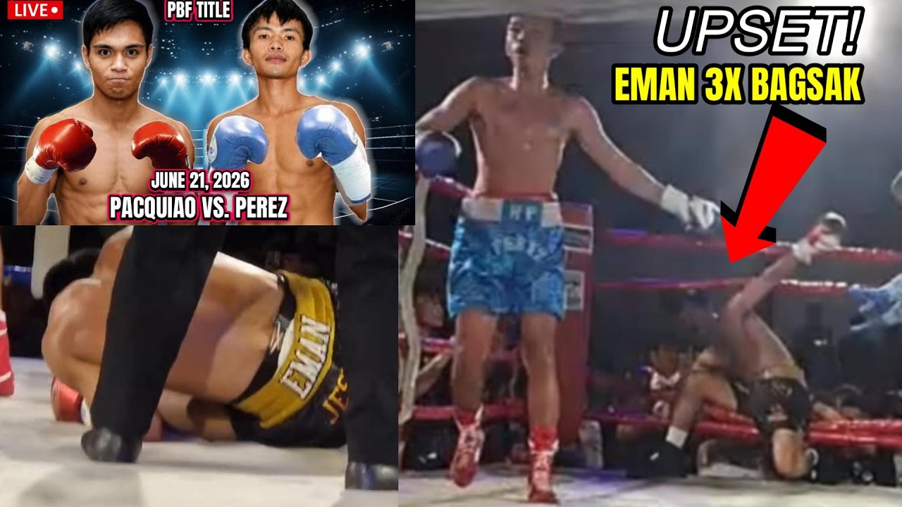 JULY 21 2026 FIGHT! EMAN PACQUIAO vs ROD PEREZ | 3X BAGSAK PBF TITLE