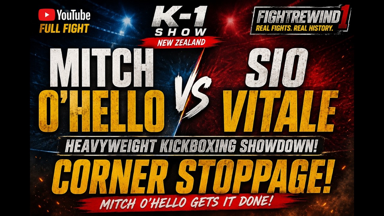 ЁЯеК MITCH O'HELLO vs SIO VITALE | K-1 HEAVYWEIGHT SHOWDOWN! ЁЯеК