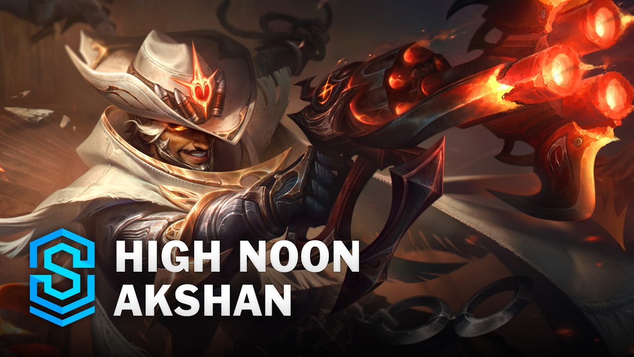 High Noon Akshan Skin Spotlight - League of Legends