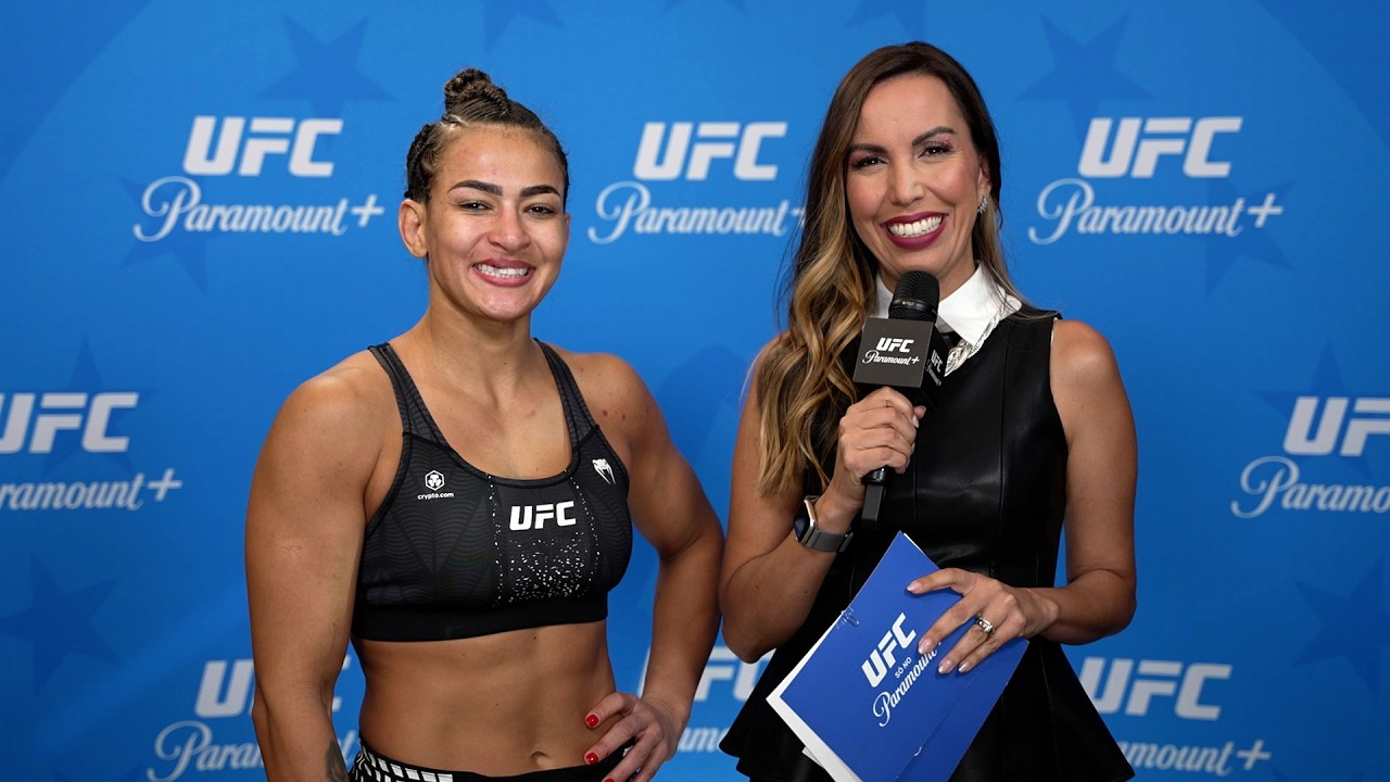 Bia Mesquita analisa sua vitória e avisa: "Vim para ser a nova cara do Brasil" | UFC Vegas 119