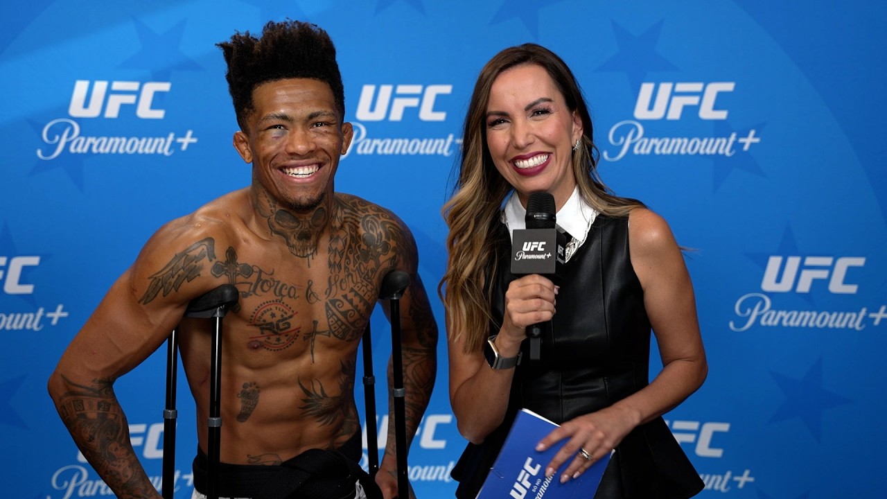 Vinicius "LokDog" Oliveira comemora vitória no peso-pena e desafia Josh Emmett | UFC Vegas 119