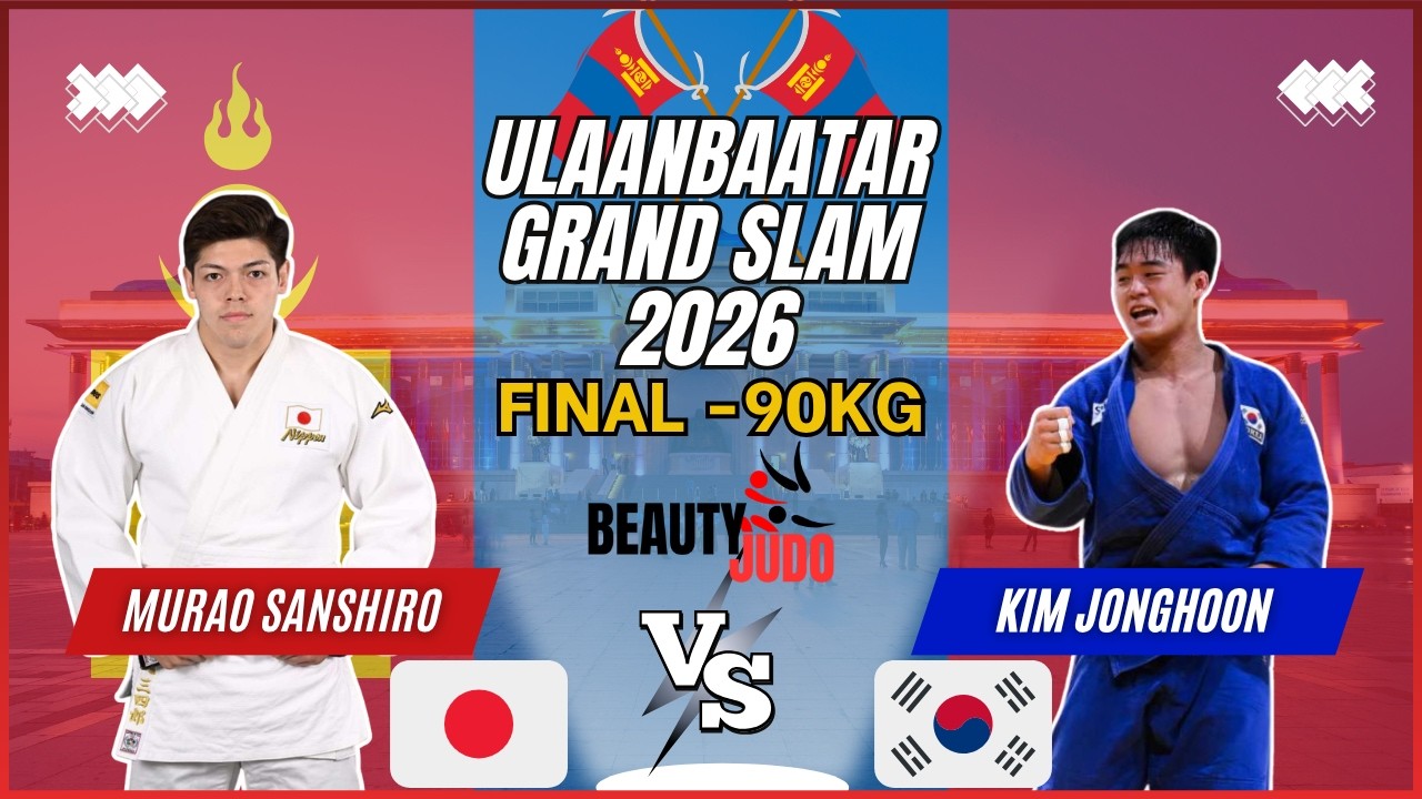 π Final -90Kg | Sanshiro MURAO (JAP) vs Jonghoon KIM (KOR) | Ulaanbaatar Grand Slam 2026 π background
