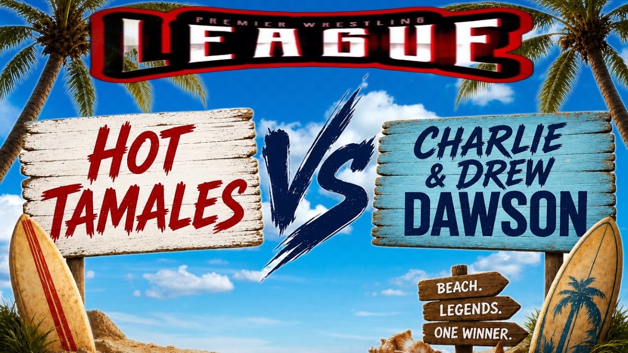 Hot Tamales VS Charlie & Drew Dawson - PWL Wrestling at North End Market North Topsail Beach, NC