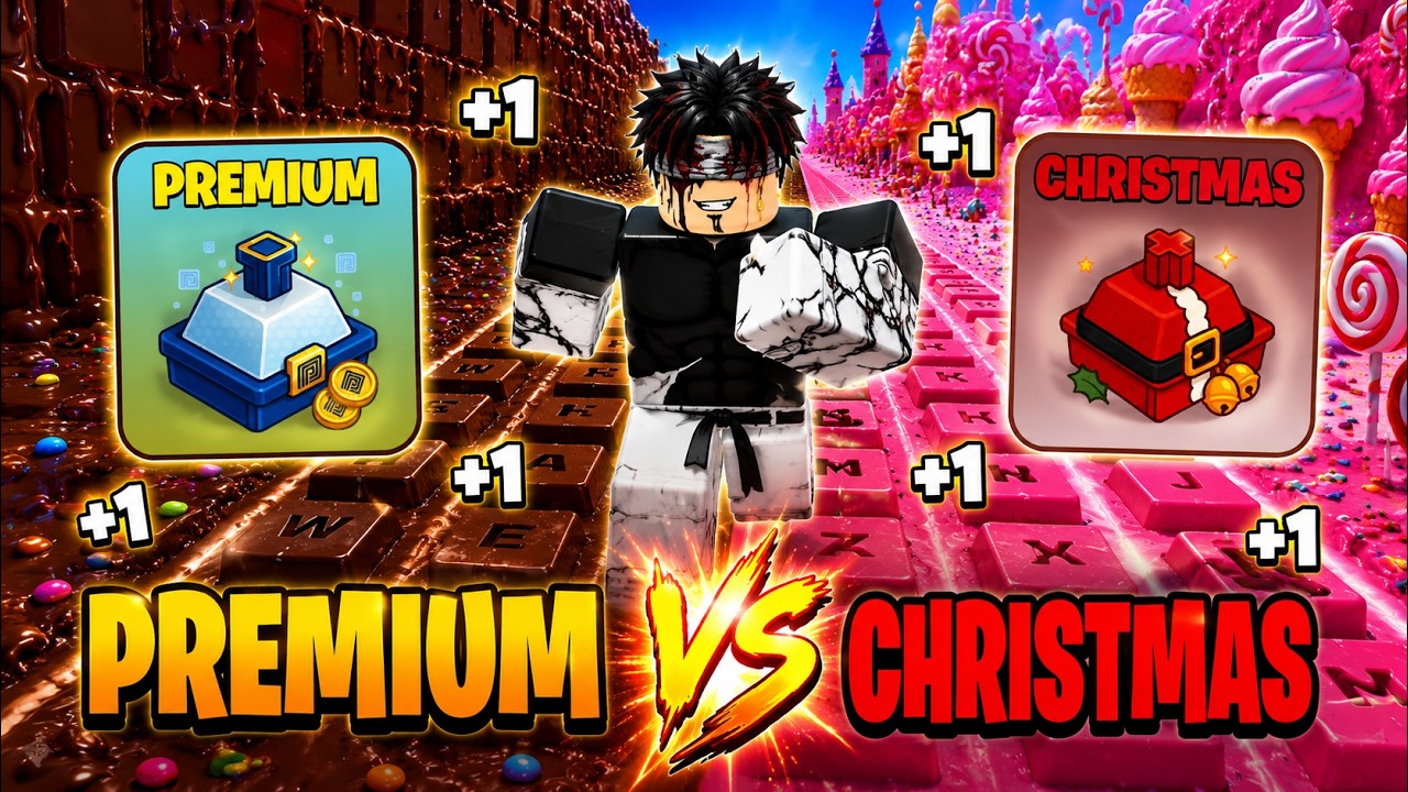 PREMIUM VS CHRISTMAS KEYS +1 Speed Keyboard Escape Candy & Chocolate World 1 & 2 All Stages