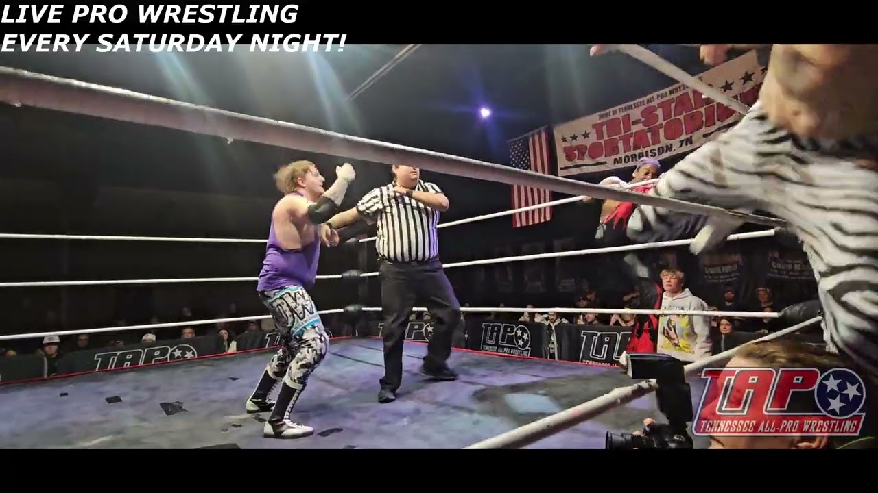 TAPW - OTF vs Ray Bruce, JJ Monk, & LBK - Morrison Mayhem