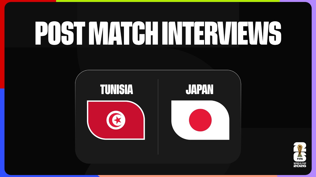 Post-Match Interviews: Tunisia 0-4 Japan