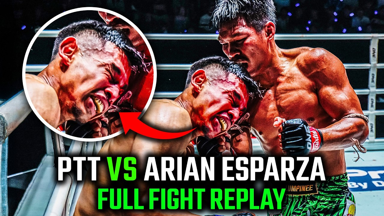 POWER SHOTS ONLY ЁЯФиЁЯШ│ PTT vs. Arian Esparza | Muay Thai Full Fight