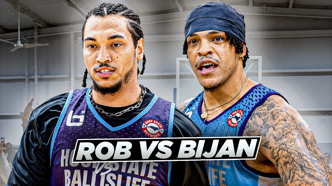 Rob Colon & Bijan Finally CHECK UP 1v1 & It Was EPIC... Ballislife vs Hoop State (Tag Team)