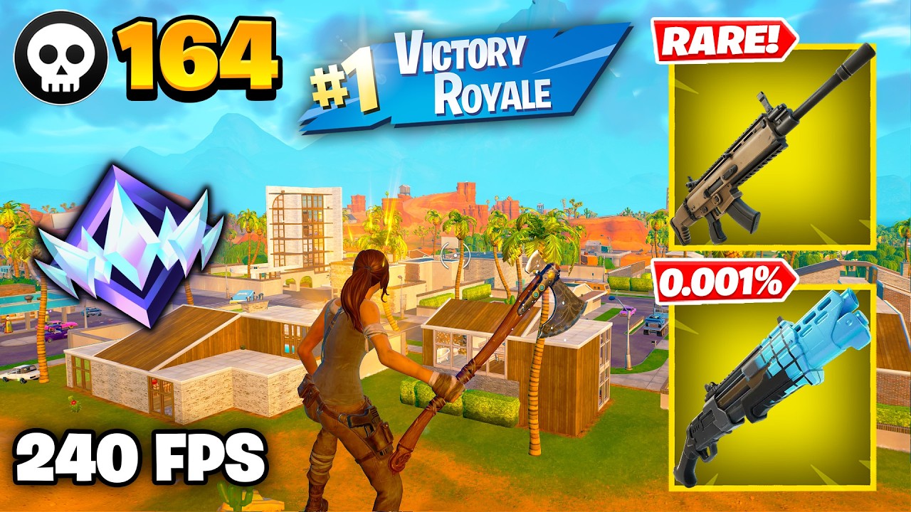 164 Elimination "RANKED RELOAD" Gameplay Wins (Fortnite Chapter 7 Keyboard & Mouse)