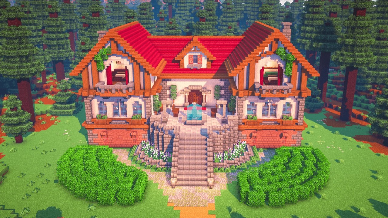 Minecraft | How to Build a Mansion - Tutorial