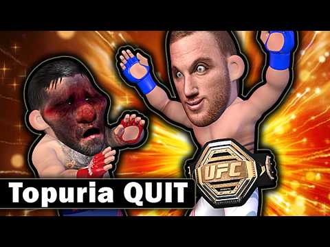 Justin Gaethje SMASHED Ilia Topuria & Forced him to Quit!!