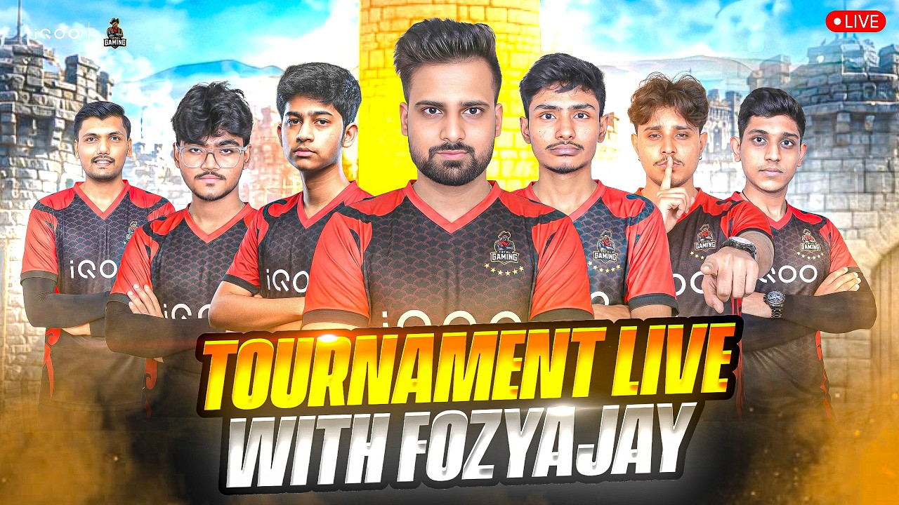 TOURNAMENT LIVE WITH TG FOZYAJAY I TOTAL GAMING ESPORTS | FT. iQOOTG FOZYAJAY | #IQOO15R