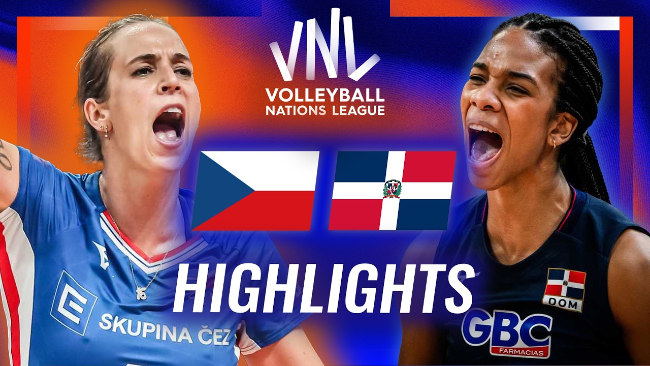 Czechia 🇨🇿 vs. Dominican Republic 🇩🇴 - Highlights | Week 2 | Women's VNL 2026
