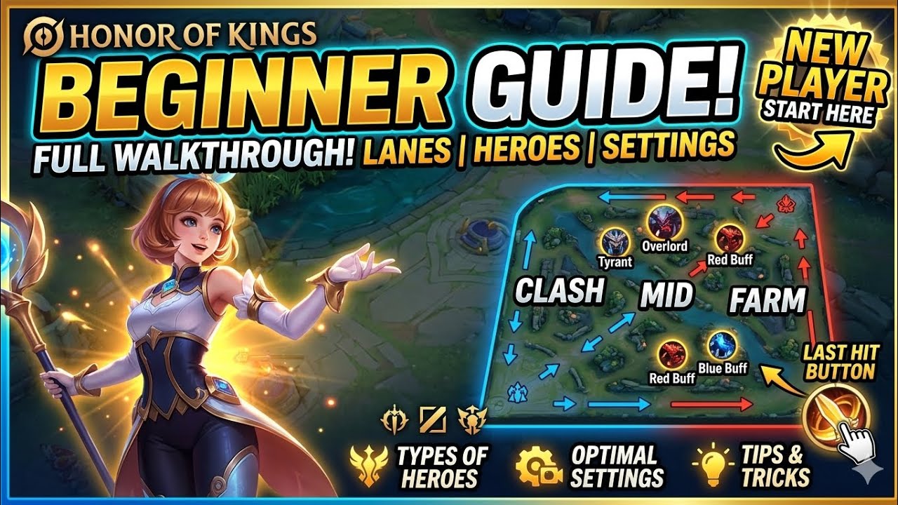 Honor of Kings: The Ultimate Beginner's Guide ll Everything You Need to Know ll