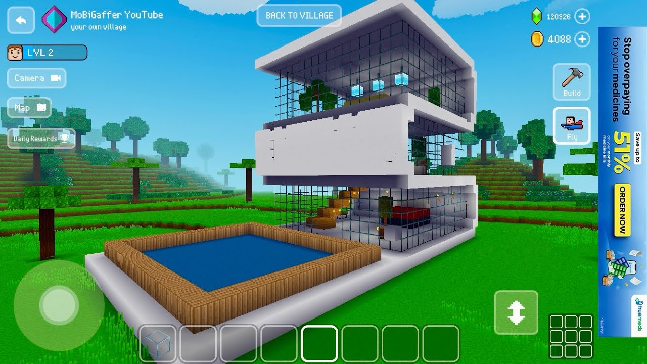 Block Craft 3D: Crafting Gameplay #5073 | Modern House ЁЯПа