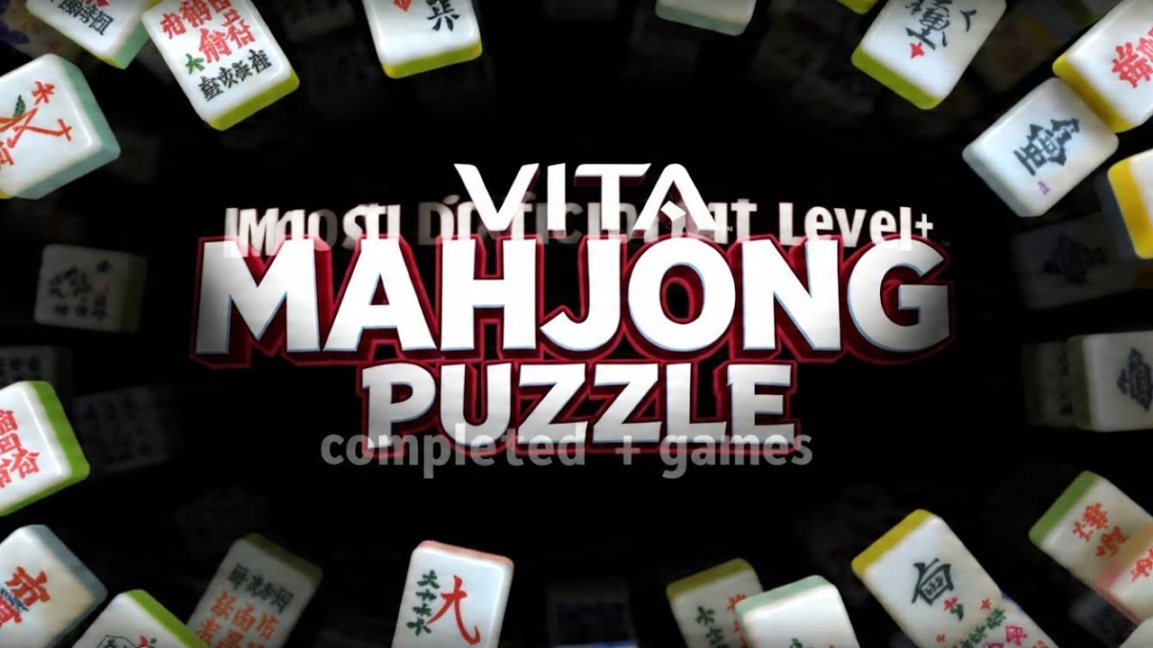 Vita Mahjong Puzzle - MOST DIFFICULT LEVEL COMPLETED! | New Game Play
