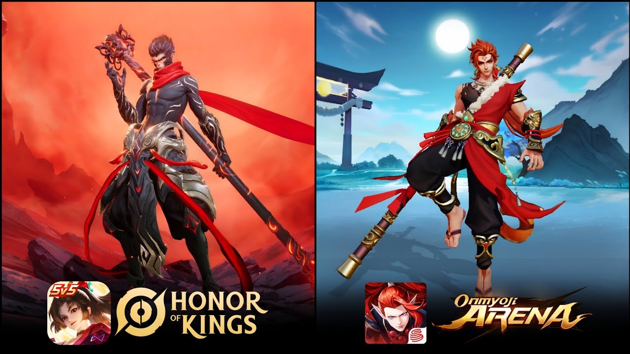 Liu Er (HoK) Vs Wukong (Onmyoji Arena) : Hero Comparison