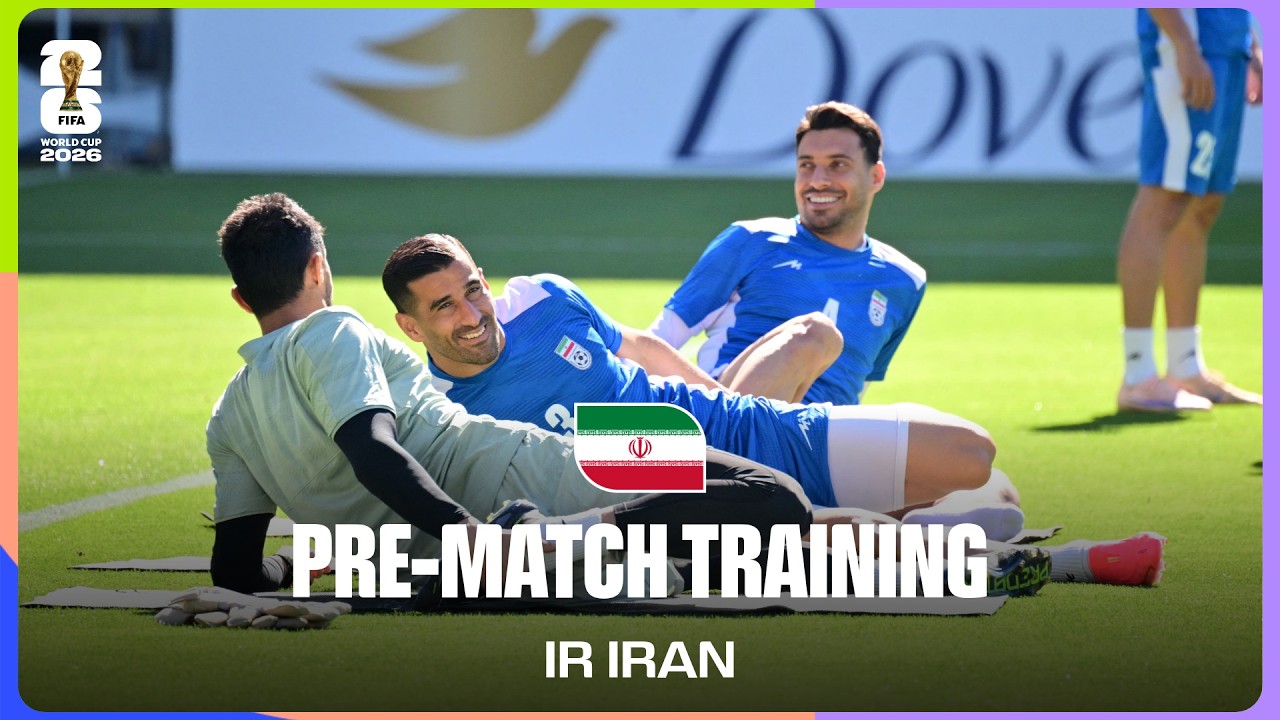 IR Iran Train Before Belgium | FIFA World Cup 2026™