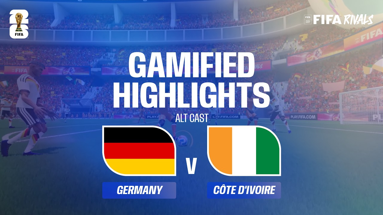 Alt Cast Highlights: Germany v Côte d'Ivoire | FIFA World Cup 2026™
