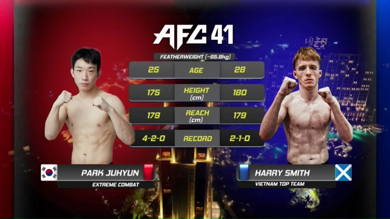 AFC41 제 2경기 -65.8kg 페더급 박주현 vs HARRY SMITH