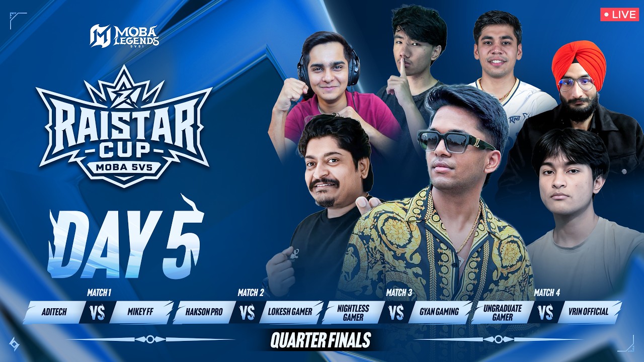 Raistar Cup Day 5 | GYANGAMING IS LIVE #live #gaming #esports