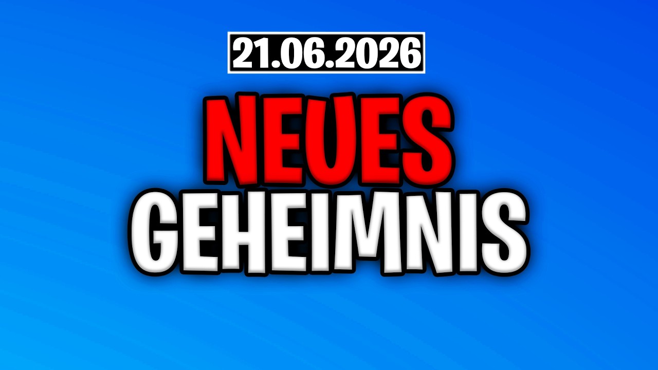 Fortnite Daily Item Shop 21.6.2026 | NEUES SECRET GEFUNDEN backdrop