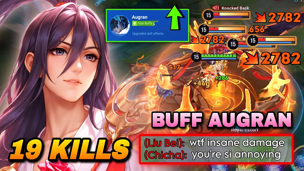 SSS! BUFF AUGRAN + INSANE DPS BUILD IS THE NEW KING OF THE JUNGLER! | HONOR OF KINGS