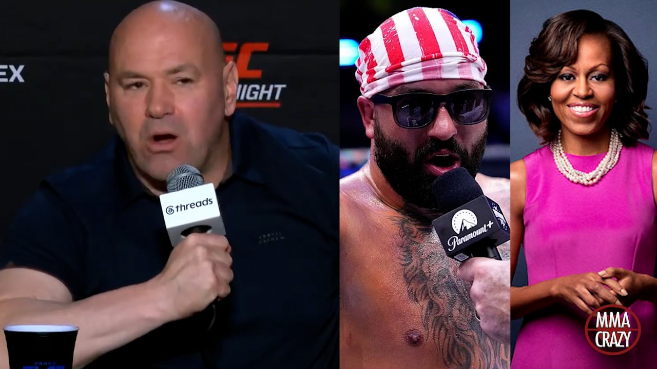 Dana White SLAMS Josh Hokit “Disgusting” Michelle Obama comments “stupid sh*t”