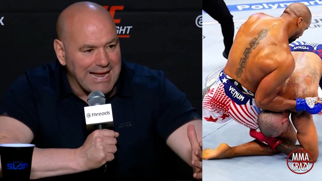 Dana White REACTS to Alex Pereira complaining about Ciryl Gane BACK OF HEAD SHOTS