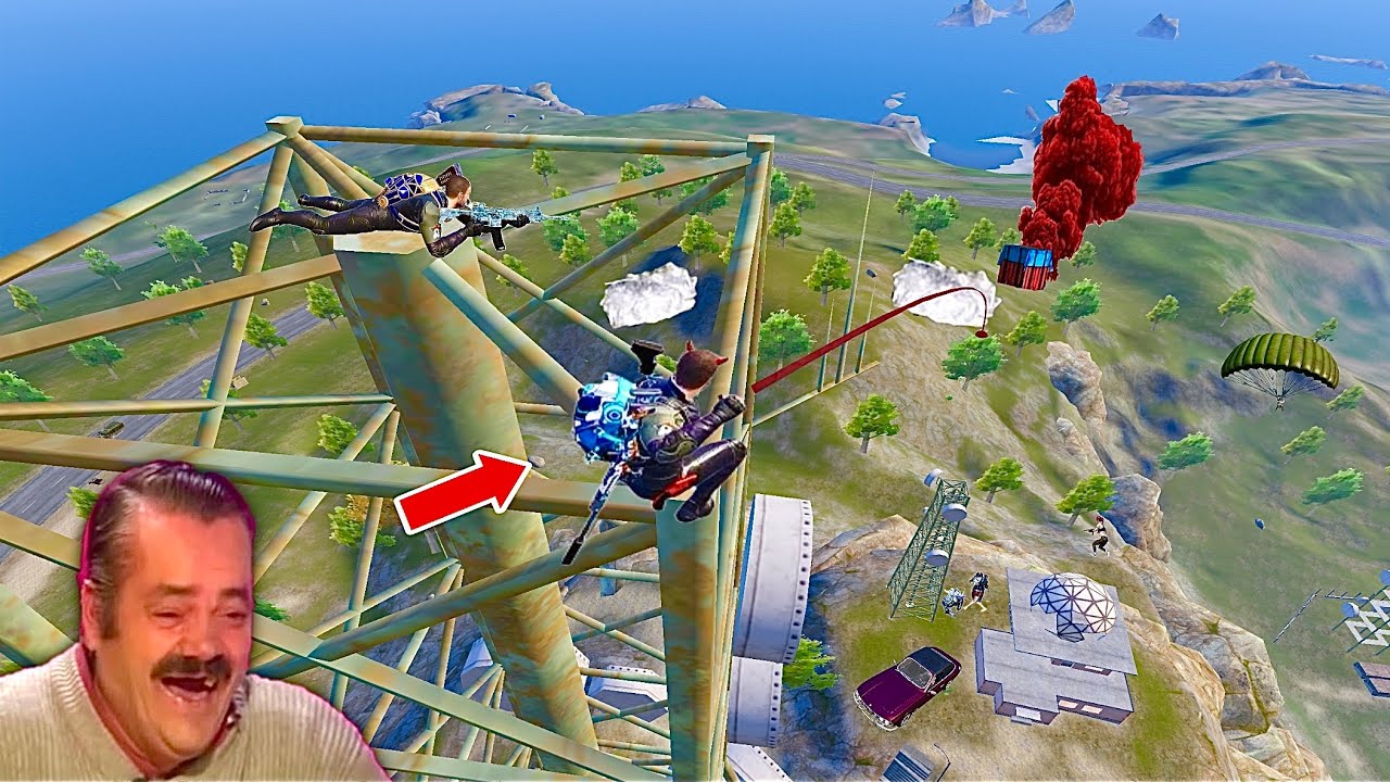Highest Tower Camper 😱 PUBG MOBILE Funny Moments 😂