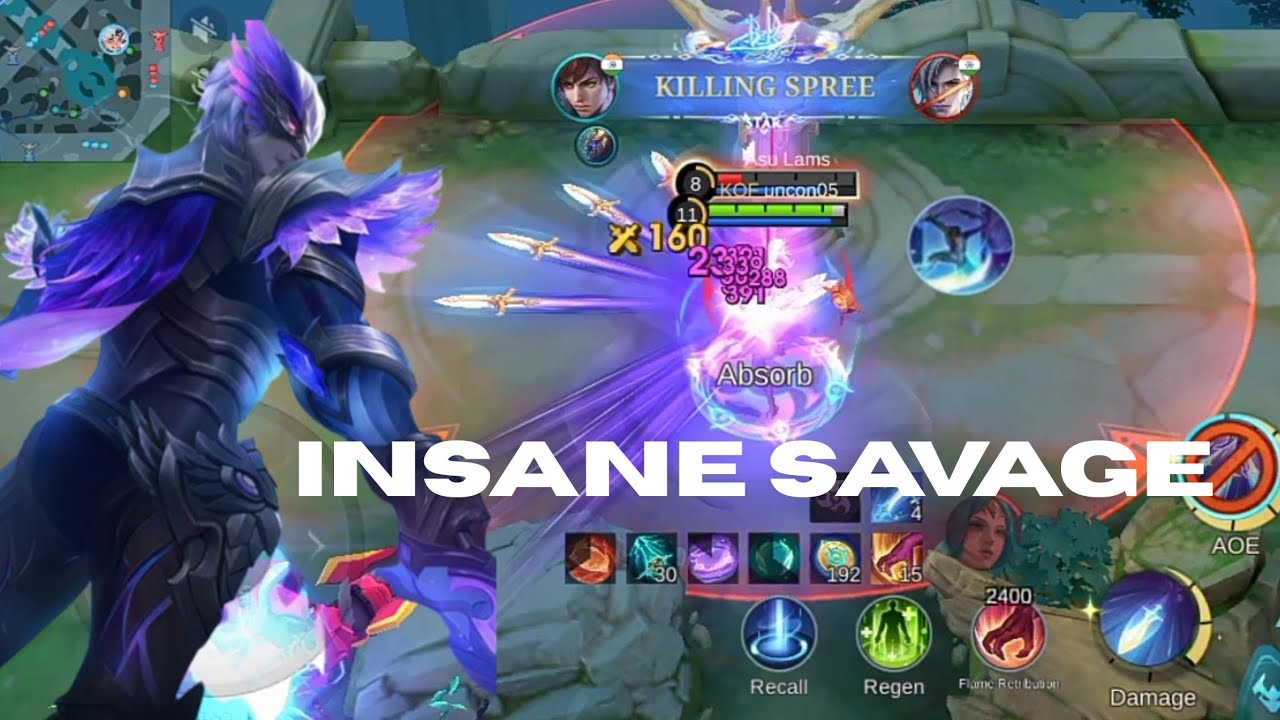 Gusion Insane Savage | Satisfying Montage #gusion #mobilelegends # #gusionmontage #gusiongameplay