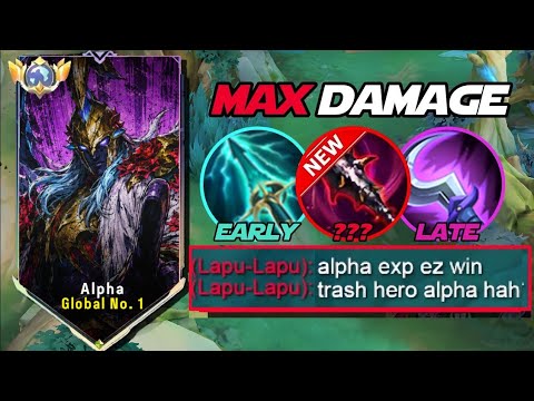 NEW SEASON NEW BEST 1 HIT BUILD & EMBLEM ALPHA 2026!! - MLBB