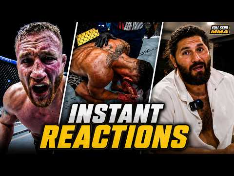 Justin Gaethje STUNS Ilia Topuria at UFC Freedom 250 | Masvidal Reacts
